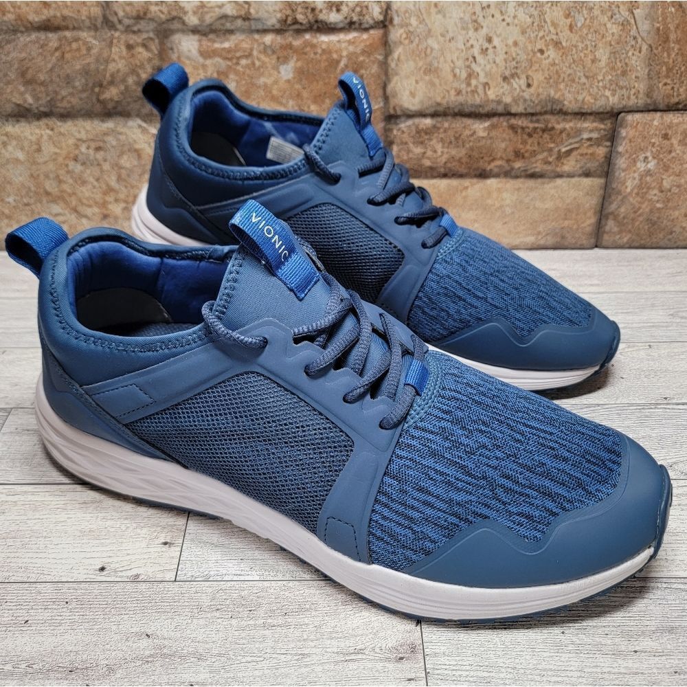 Men's Vionic Dominic Navy Sneakers Shoes Sz 11.5